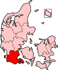 Amt du Jutland-du-Sud au Danemark