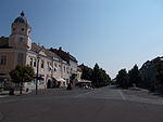 Fő square from E. - Gyöngyös, Hungary.JPG