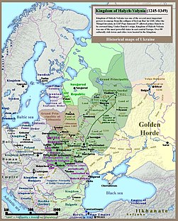 Kingdom of Galicia Volhynia Rus' Ukraine 1245 1349.jpg