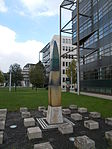 Obelisk. Zsuzsa G. Heller work (2001) W. - Csörsz street, Budapest.JPG