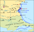 Military campaign of Amadeus VI against Bulgaria (1366-67)-es.svg