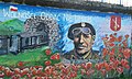 Memory wall painting of General Stanislaw Maczek in Ustrzyki Dolne, Poland.jpg