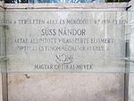 MOM Monument. Nándor Süss, factory founder. - Csörsz St., Budapest.JPG