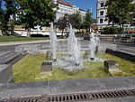 Fountain (SW). - Jászai square, Budapest District V.JPG