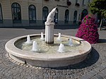 White Wolf fountain. - Gyöngyös, Hungary.JPG